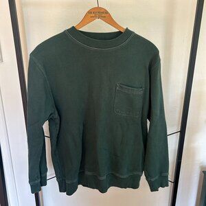 Gently Worn Oliver Spencer "Clemson" Sweatshirt in Harris Teal Green